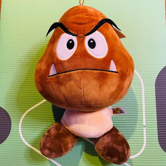 Nintendo Other - NWT JUMBO Nintendo Licensed Super Mario Goomba 17” plush